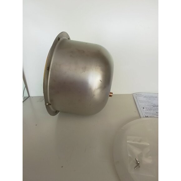 Concrete Pool Spa Light #78210400 3/4-Inch Large Top Hub Stainless Steel Niches - Picture 4 of 13